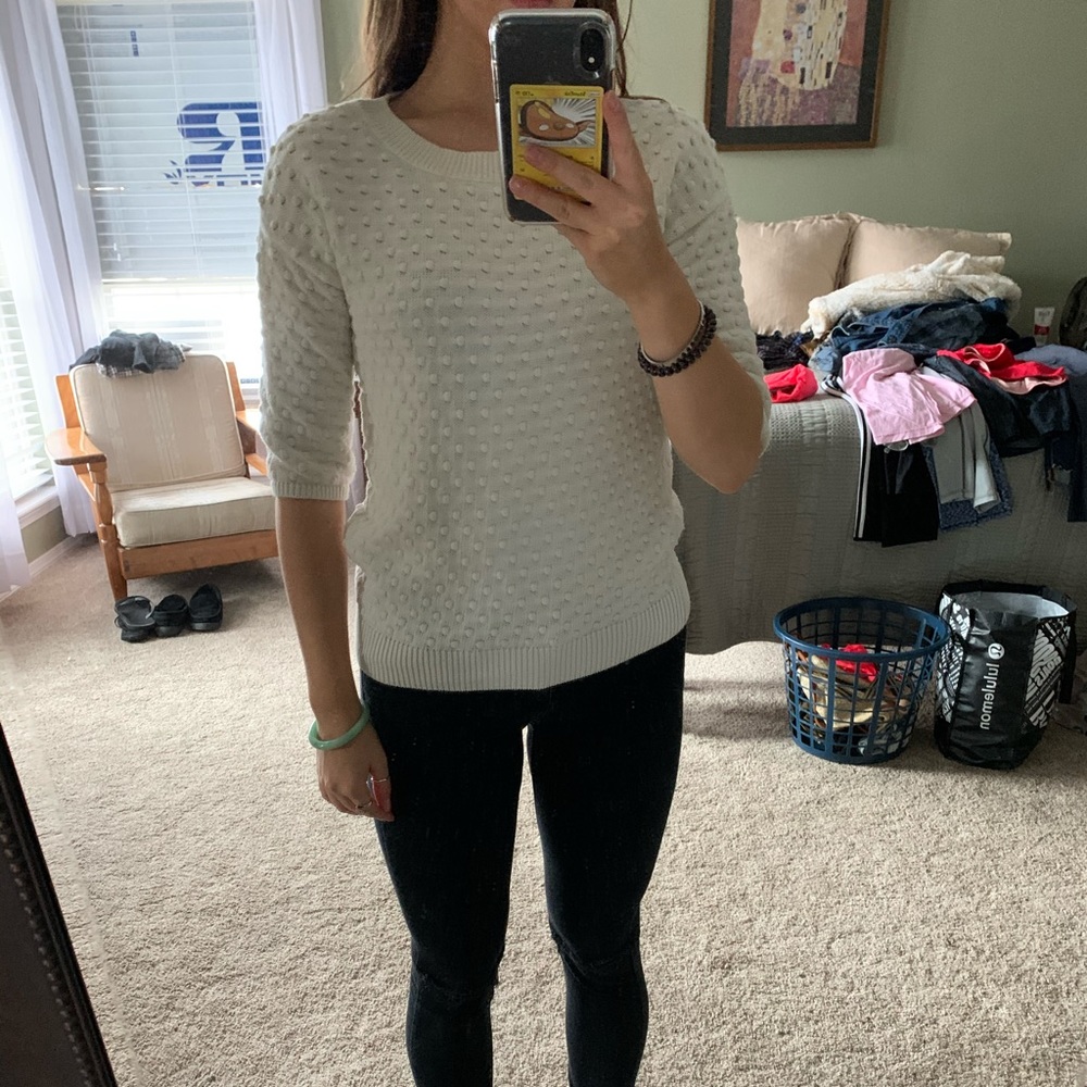 Loft sweater 1/4 sleeve
